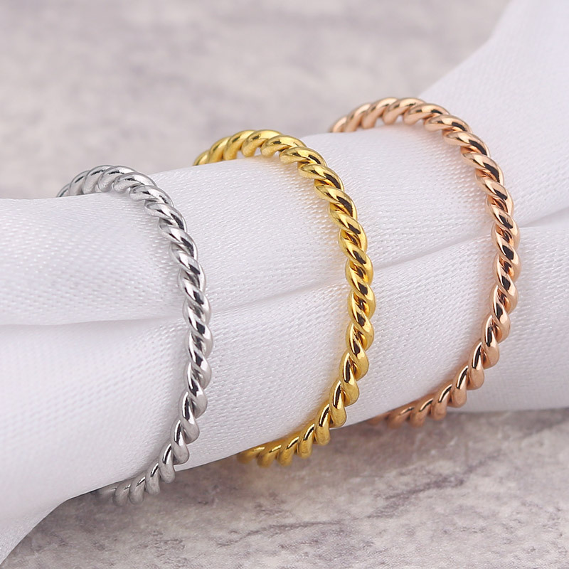 Event Suppliers - Minimalistische roestvrijstalen ring, unisex, slanke breedte