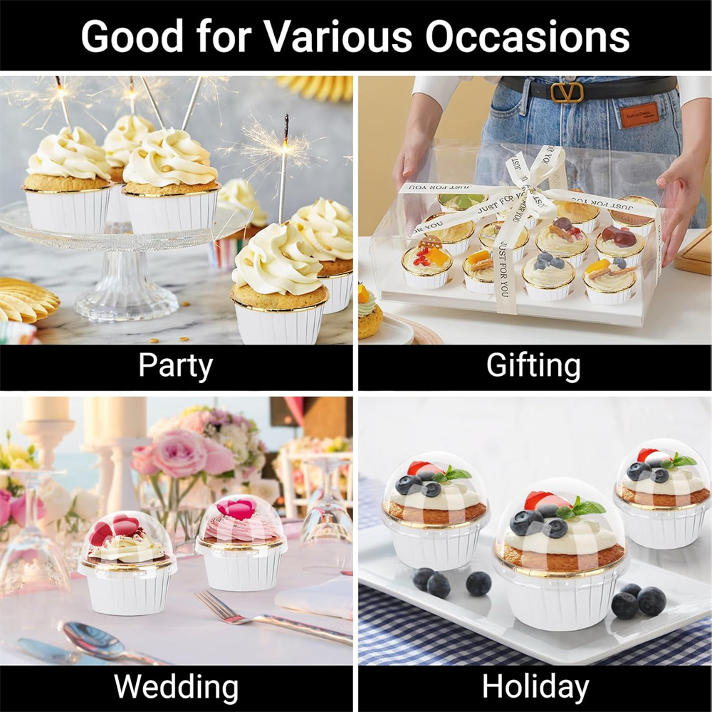 50 stks Muffins Cup Papier Cup - Plastic Cup 50Pcs recensie en prijs